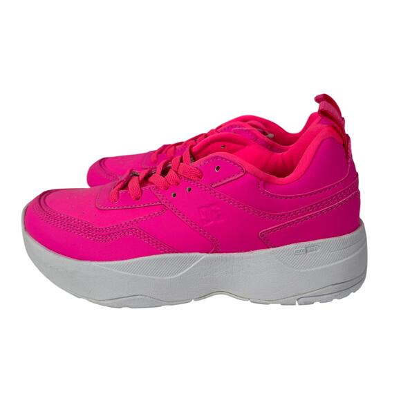 DC Womens E Tribeka Platform TX SE  Skater Barbie Pink Sneakers Size 7.5 NWOB - Picture 1 of 8